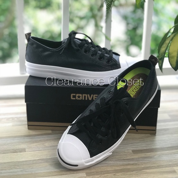 NWT Converse JP Jack OX Black Pearls Shines W AUTH - Picture 2 of 8